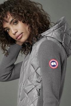 Chamarras Canada Goose Mujer México - HyBridge Prendas De Punto Grises HD0768324